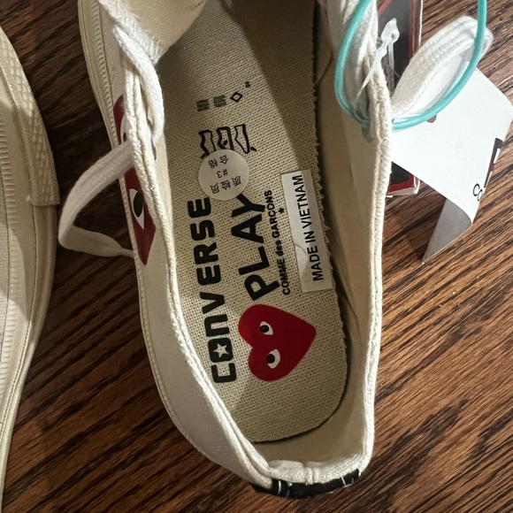 COMME DES GARÇONS x Converse Chuck Taylor '70 Low-Top Sneakers NWT size 7.5w - Picture 9 of 11